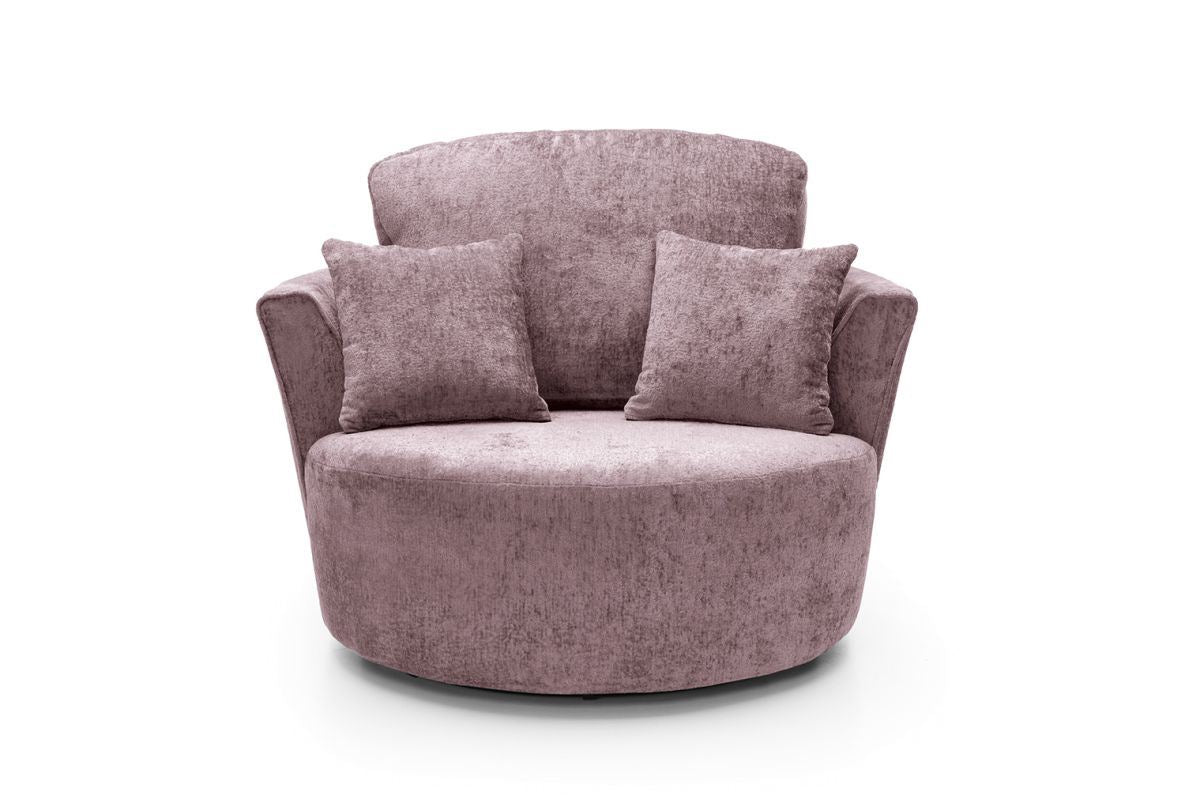 Harriet Swivel Chair - Pink