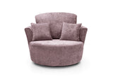 Harriet Swivel Chair - Pink
