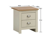 Lisbon Nightstand with 2 Drawers