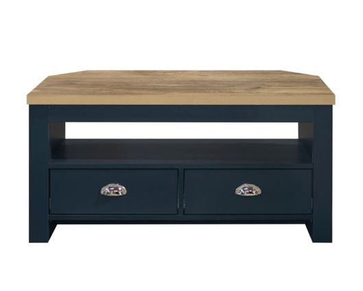 Highgate Corner TV Unit-Navy