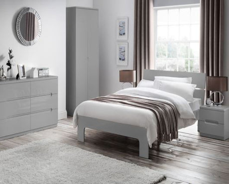 Manhattan King Bed - Grey