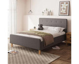 Ashbourne 150cm Ottoman Dark Grey