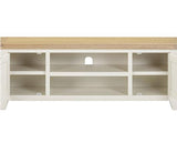 WINDSOR STRAIGHT TV UNIT - NATURAL OAK
