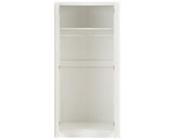 MALVERN 2 DOOR WARDROBE - WHITE