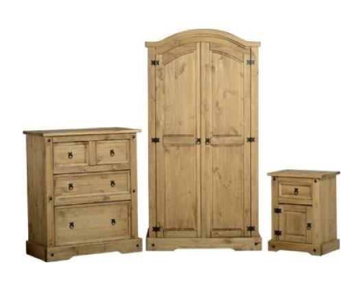 Corona Trio - Distressed Waxed Pine