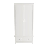 Nairn White 2 door, 1 drawer wardrobe