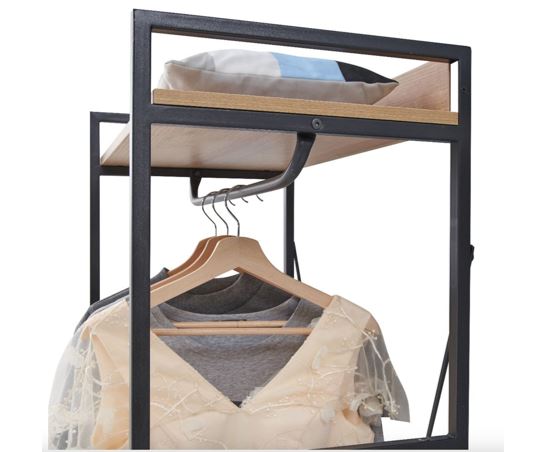 Claire 2 Drawer Open Wardrobe- Riveria Oak