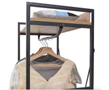 Claire 2 Drawer Open Wardrobe- Riveria Oak