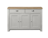 Highgate 3 Door 2 Drawer Sideboard-Grey