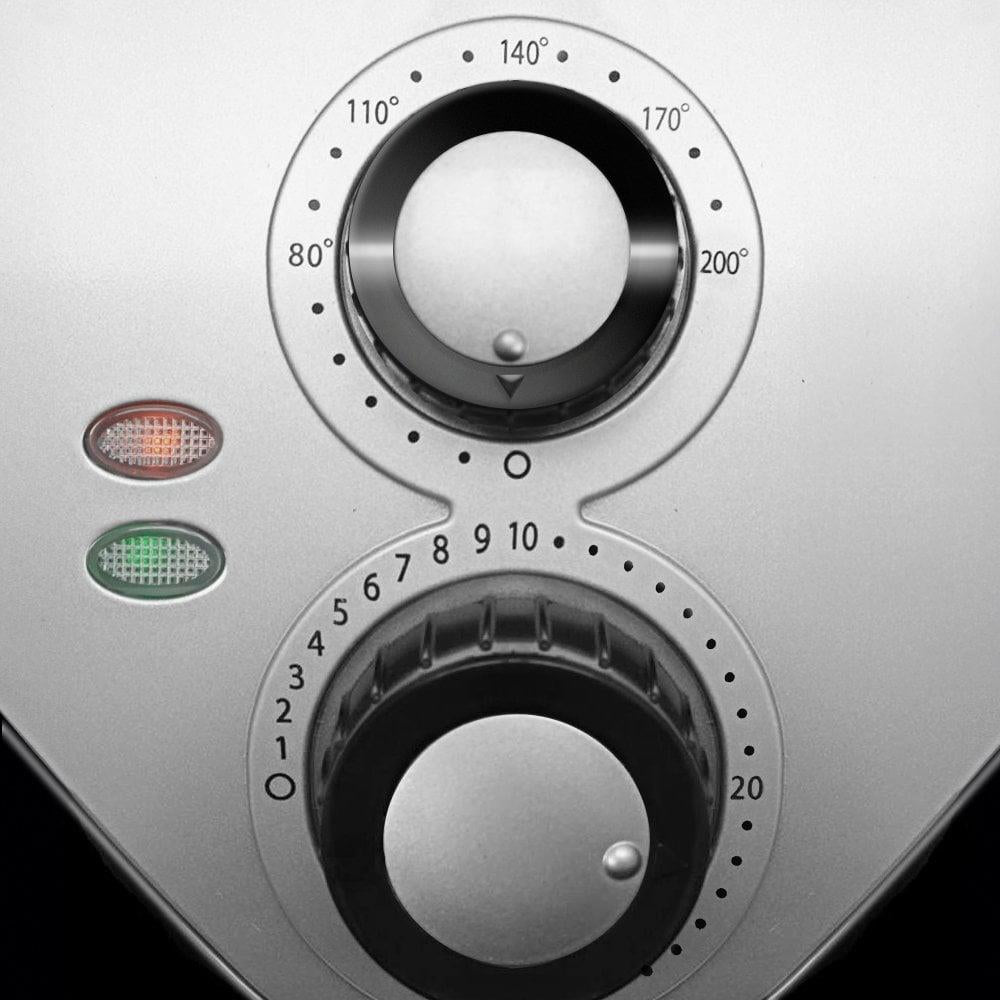 Daewoo 3.6L Single Pot Air Fryer and Silicone Tray with Divider