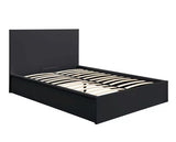 Oslo Double Ottoman Bed - Light Grey