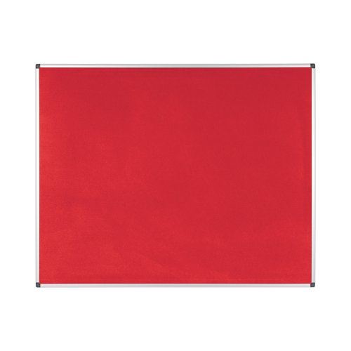 Bi-Office New Generation A9 Felt Noticeboard 150x120cm Red FA1246170