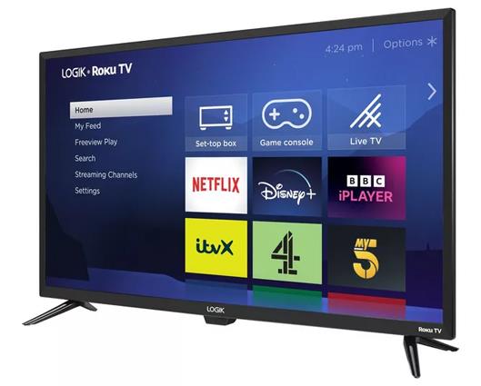 LOGIK L32RHE23 Roku TV 32" Smart HD Ready HDR TV