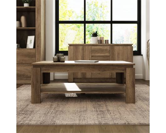 Canyon oak coffee table