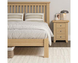 WINDSOR 5' LOW END BED - NATURAL OAK