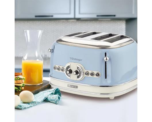 Ariete Retro Style 4 Slice Toaster - Blue