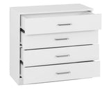 DAKOTA 2 DOOR WARDROBE BEDROOM SET - WHITE