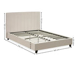 Aylen Bed Oatmeal  - King