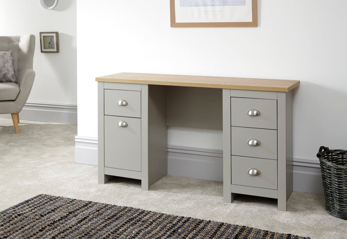 Lancaster study desk grey