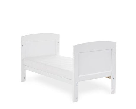 Grace Mini Cot Bed & Under Drawer - White