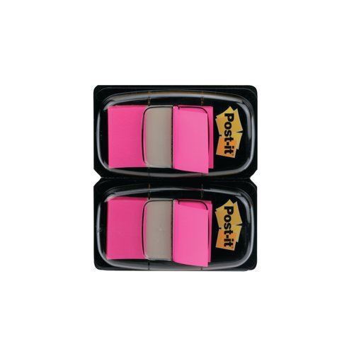 Post-it Index Tabs Dispenser with Pink Tabs (2 Pack) 680-BP2EU