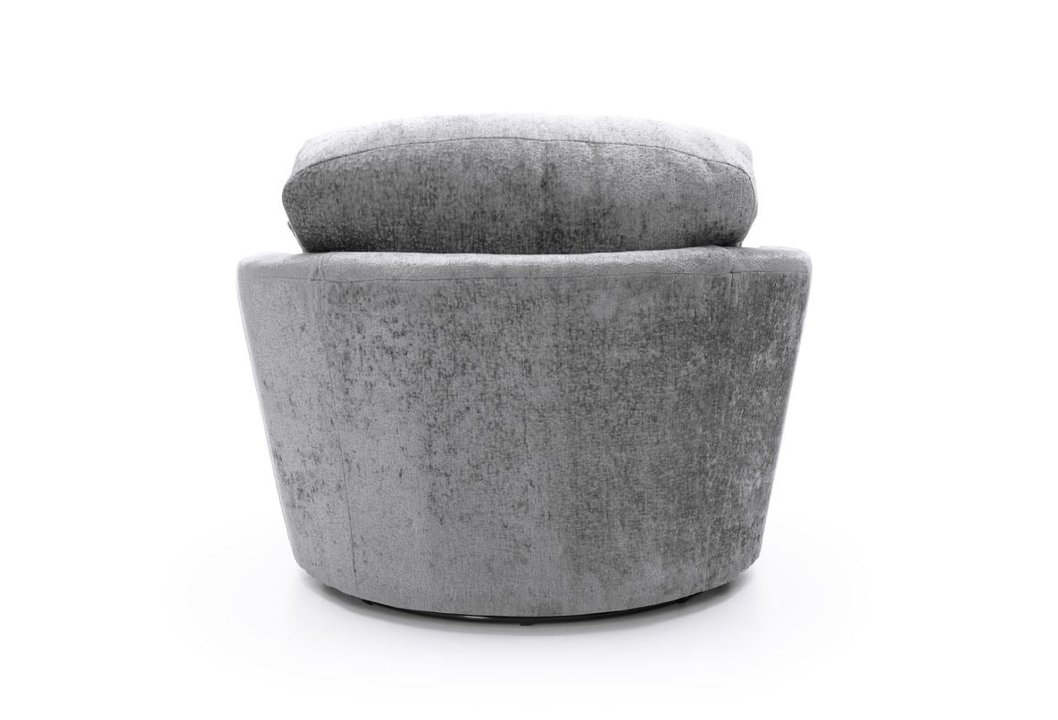 Harriet Swivel Chair - Light Grey