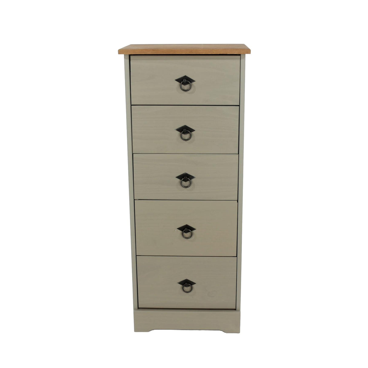 Corona Classic 5 drawer narrow chest of drawers