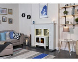 Adam Woodhouse Electric Stove in Pure White