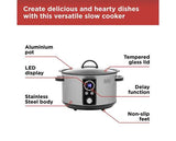 Black and Decker 3.5L Stainless Steel Digital Slow Cooker