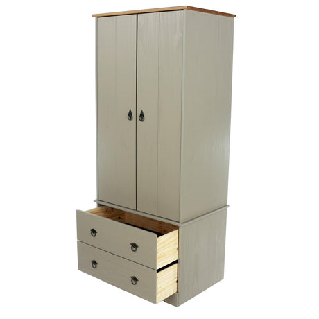 Corona Classic 2 door, 2 drawer wardrobe
