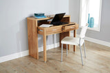 Regis extending console desk oak