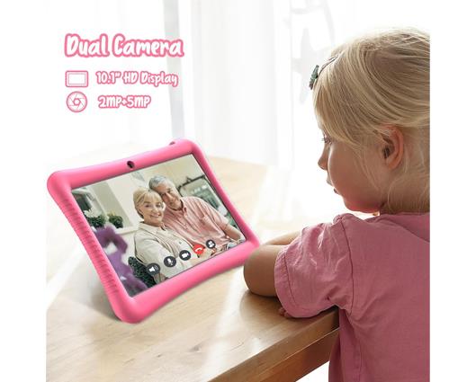 EagleSoar 10" inch Android 13 Tablet for Kids Pink