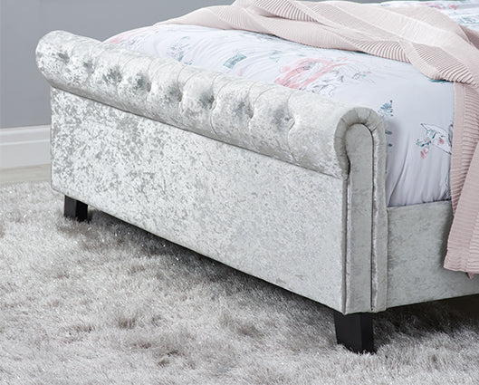 Sienna Double Bed- Grey