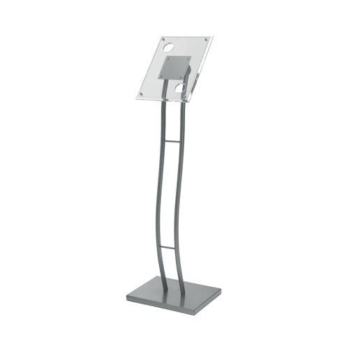 Deflecto Curve Floor Standing Sign&#47;Information Holder A4 370x280x1260mm 2045A4