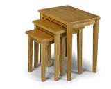 CLEO NEST OF TABLES - NATURAL OAK FINISH