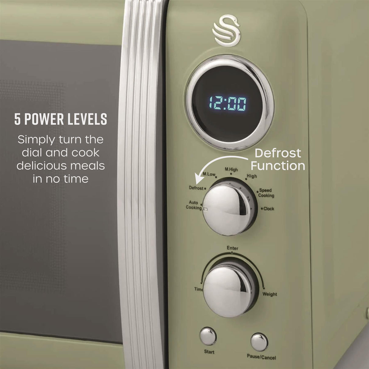 800W Digital Microwave