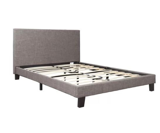 Berlin Double Bed - Grey