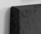 Berlin Double Ottoman Bed - Black Crushed Velvet