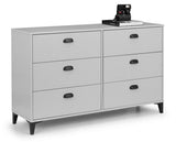 LAKERS LOCKER 6 DRAWER WIDE CHEST