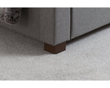 Valentino King Bed - Grey