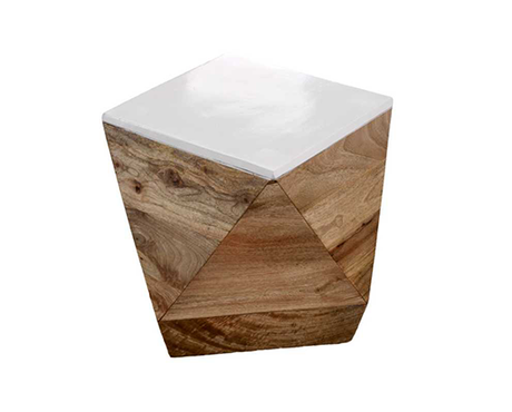 Alfie Side Table Solid Mango Wood