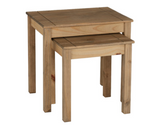 Panama Nest of 2 Tables - Natural Wax