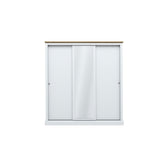 Devon 3 Door Sliding Wardrobe White