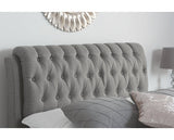 Valentino King Bed - Grey