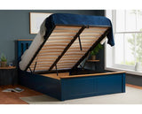 Phoenix King Ottoman Bed - Navy