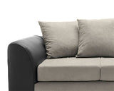 Dylan 2 Seater- Brown & Beige