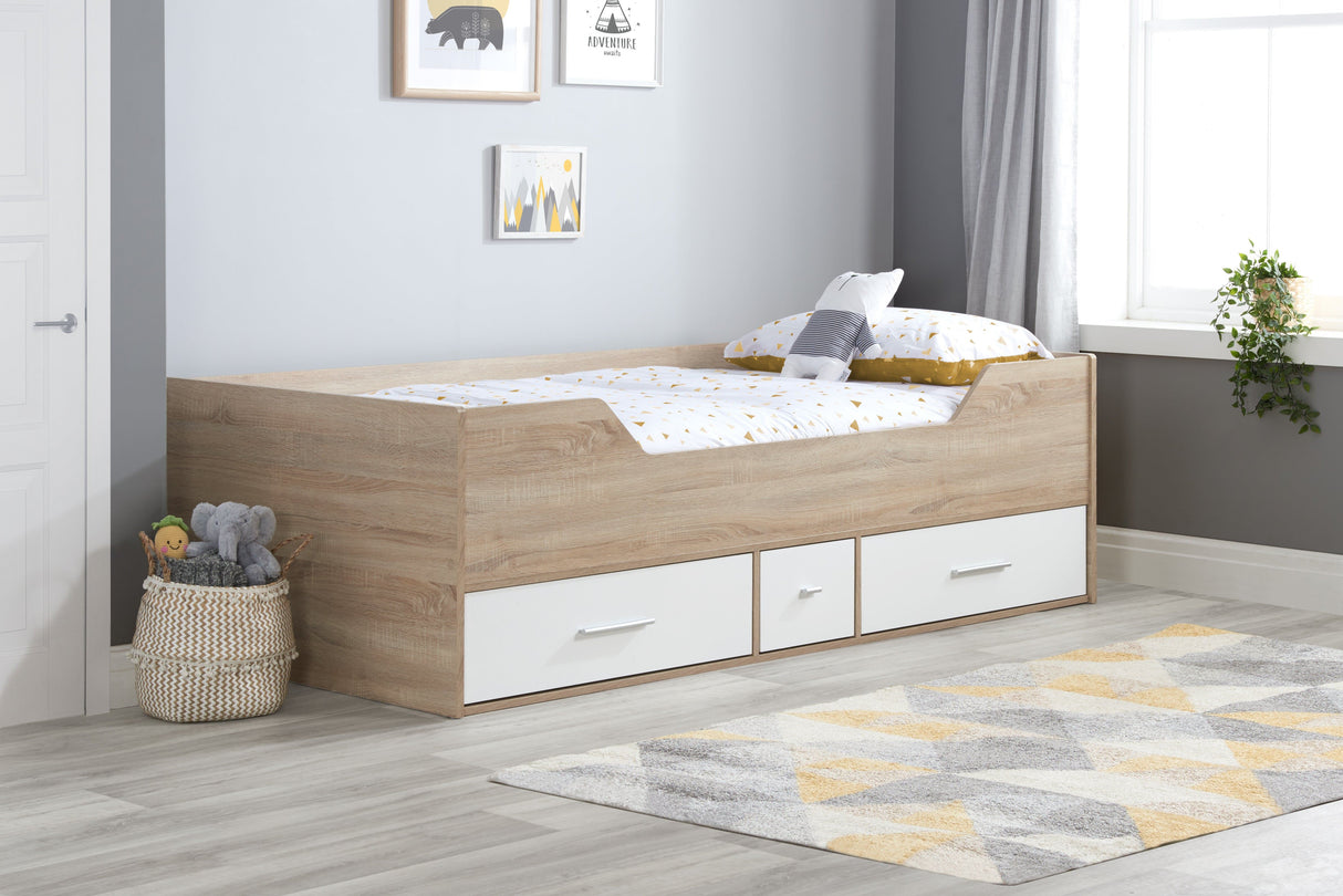 Camden Cabin Bed - White & Oak