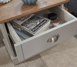 Kendal 1 drawer bedside grey