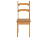 Budget Mexican Chair - Distressed Waxed Pine