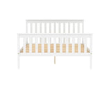 Oxford Pine Double Bed - White